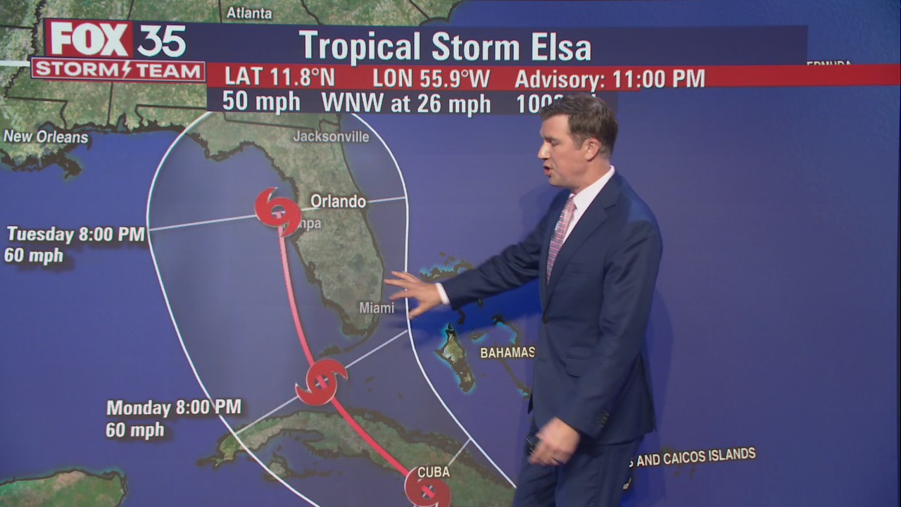 Tracking the Tropics: Latest on Tropical Storm Elsa