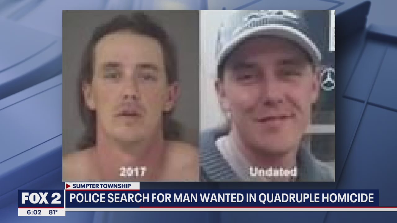 Police search for suspect in Sumpter Twp. homicides