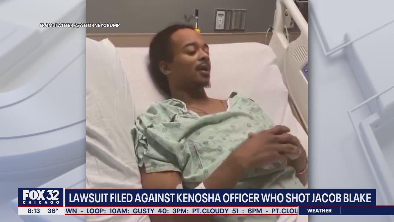 Lawsuit filed against Kenosha police officer who shot Jacob Blake