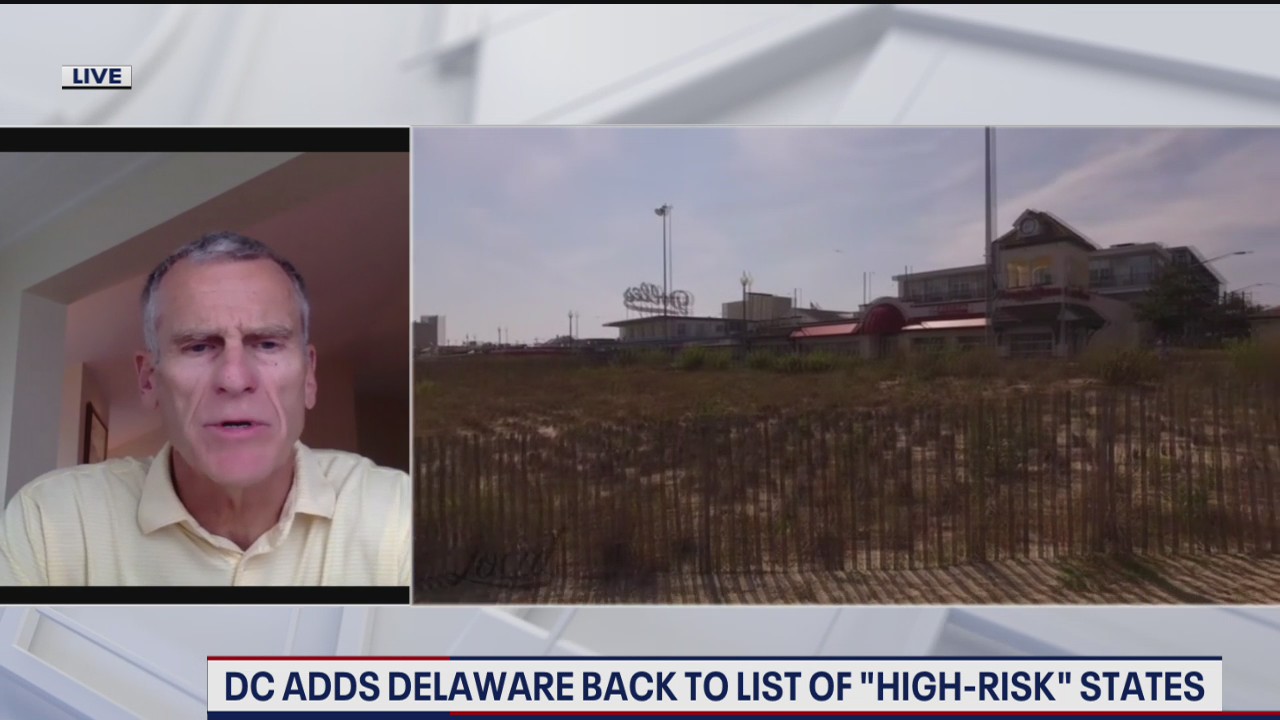 Rehoboth Beach mayor discuses Delaware added to DC's 'high-risk' states list