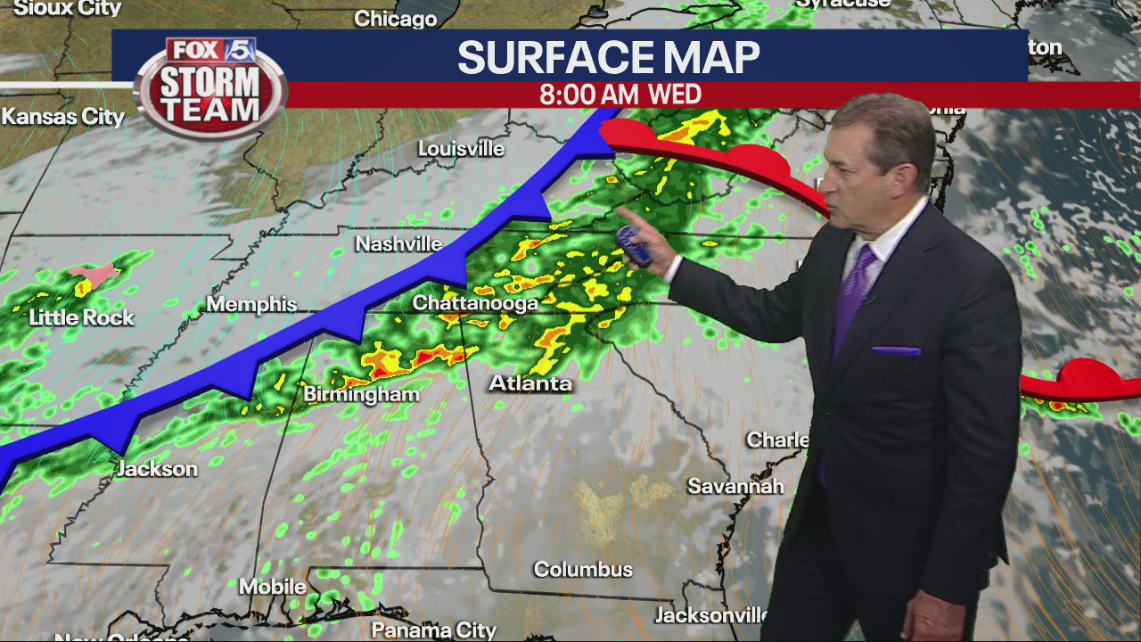 Tuesday night forecast