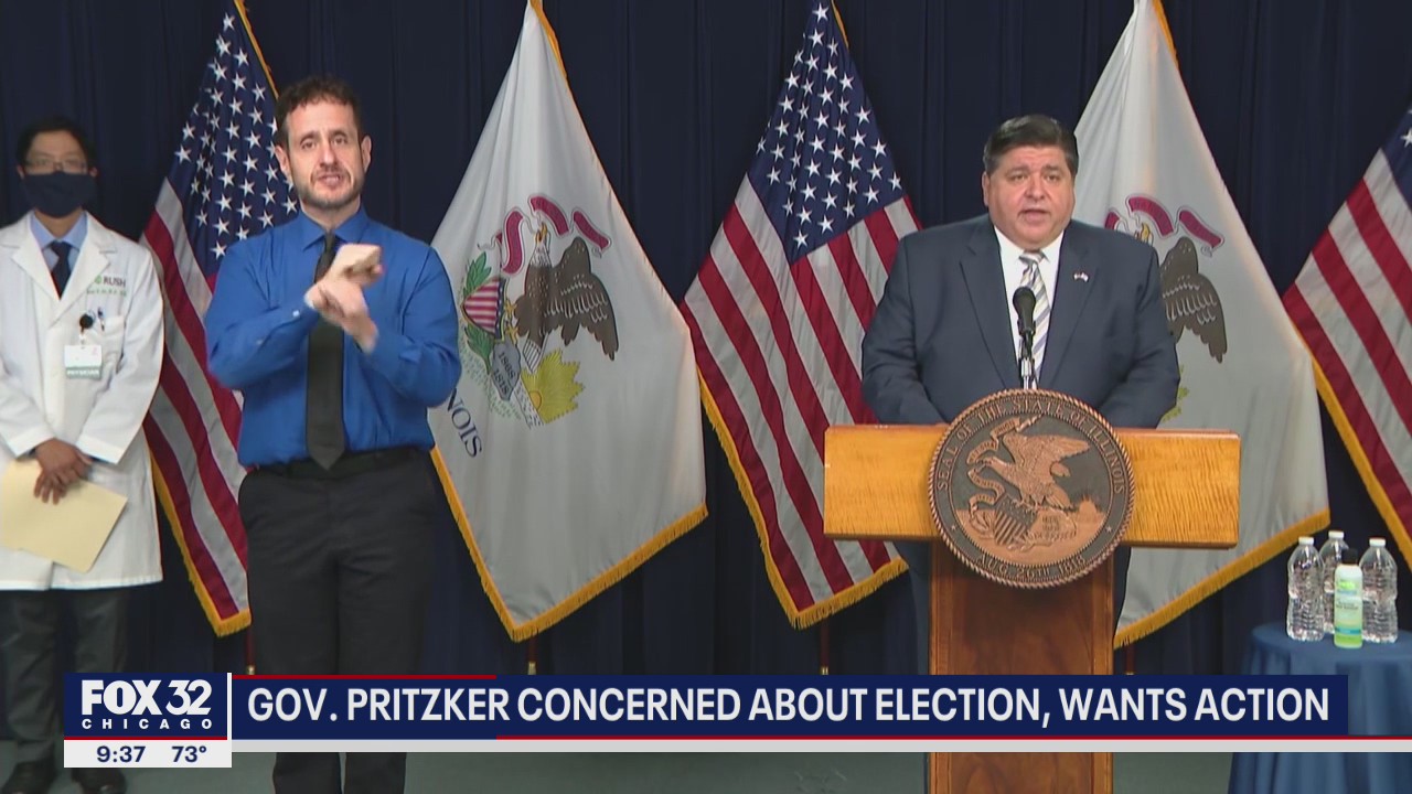 Pritzker concerned about 2020 election, wants action