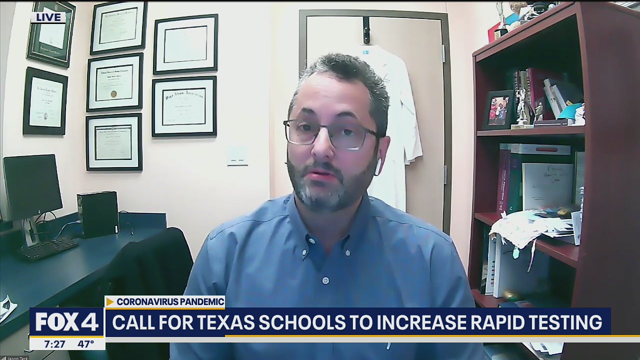 Medical group calls for Texas schools to increase rapid testing