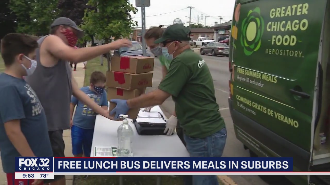 Free lunch bus delivers meals in suburbs