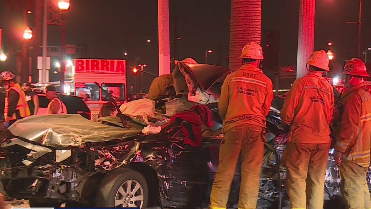 Three killed in South LA crash