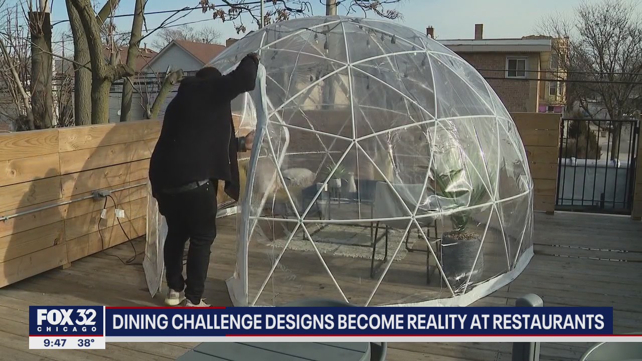 Dining challenge designs become reality at restaurants
