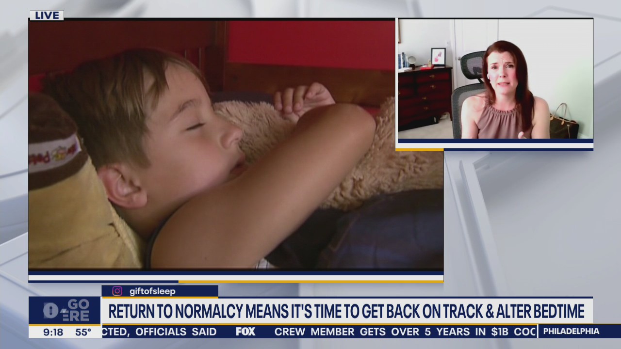 Pediatric sleep specialist shares tips for getting kids to bed on time