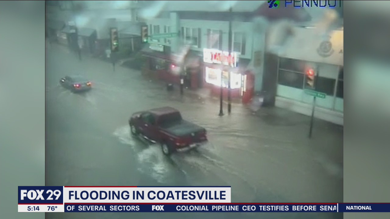 Storms lead to flash flooding in parts of the area; several water rescues in Chester County
