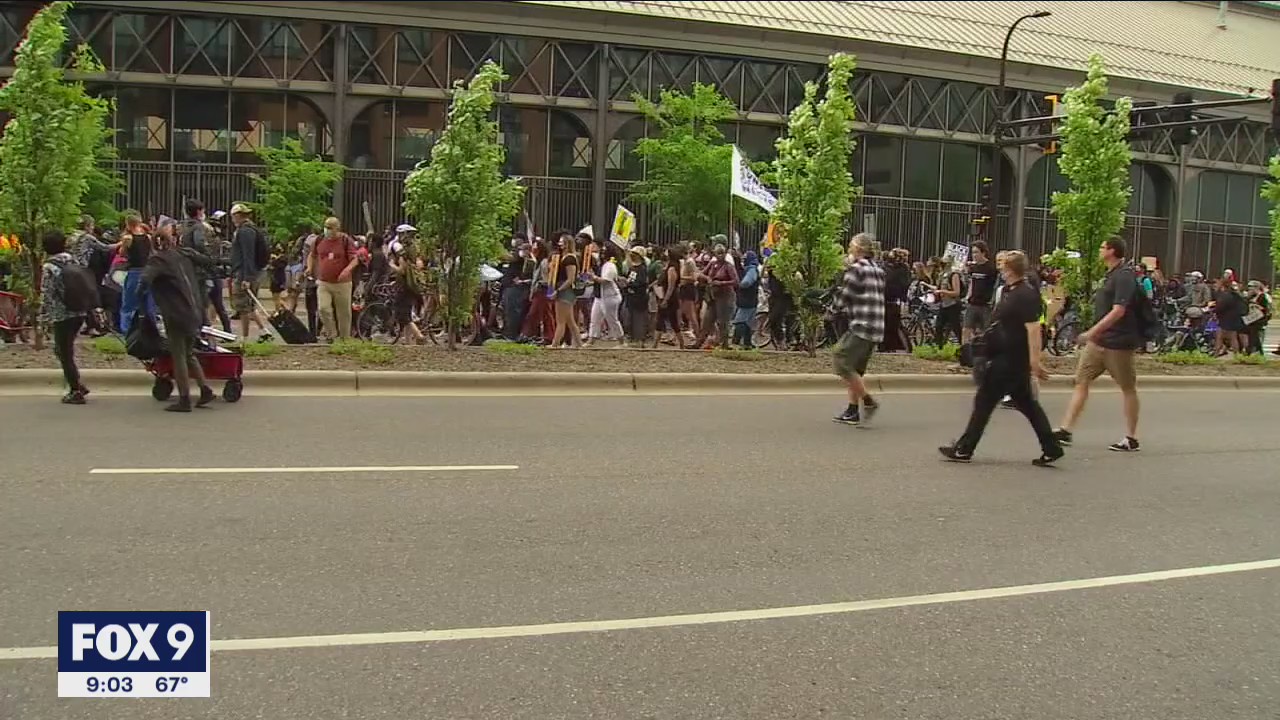 Rev. Al Sharpton keynotes George Floyd anniversary rally and march in Minneapolis