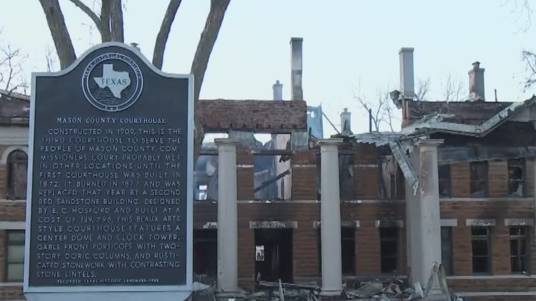 Man in custody in connection to Mason County Courthouse fire