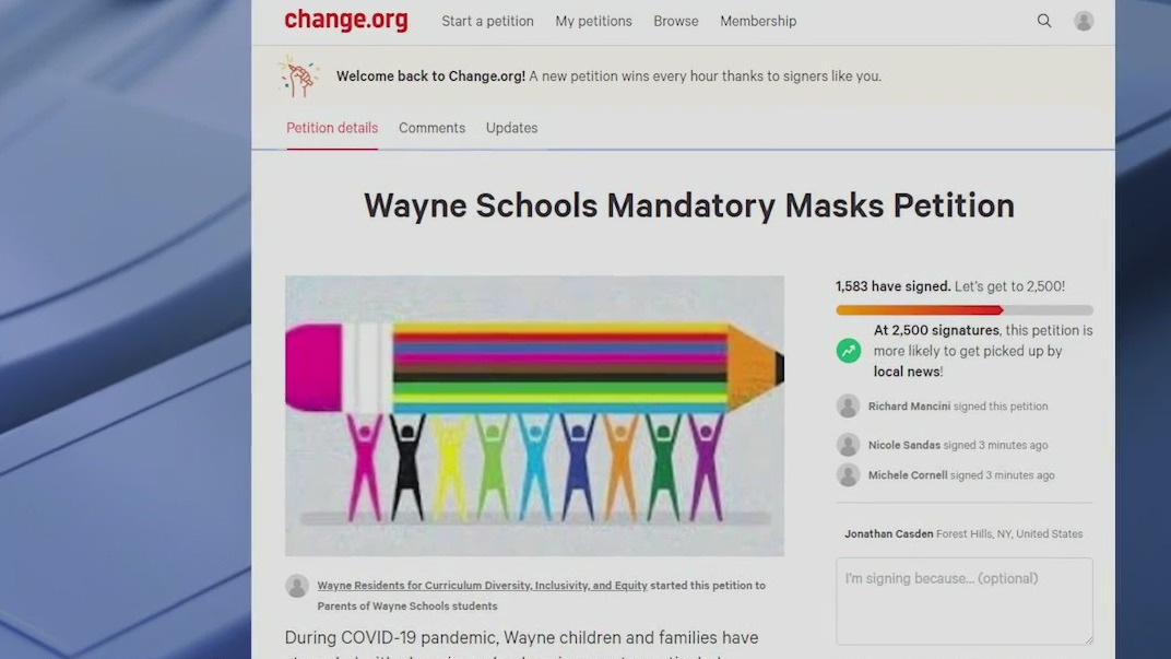 Parents divided over school mask mandates in NJ