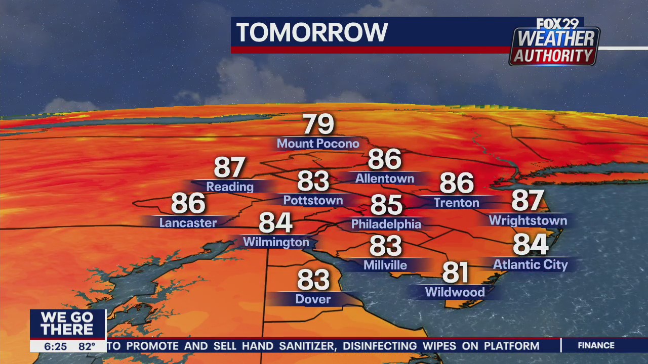 FOX 29 Weather Authority: 7-Day Forecast (Thursday update)