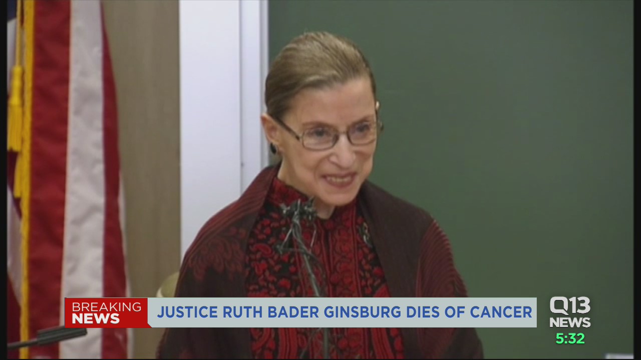 Supreme Court Justice Ruth Bader Ginsburg dies at 87
