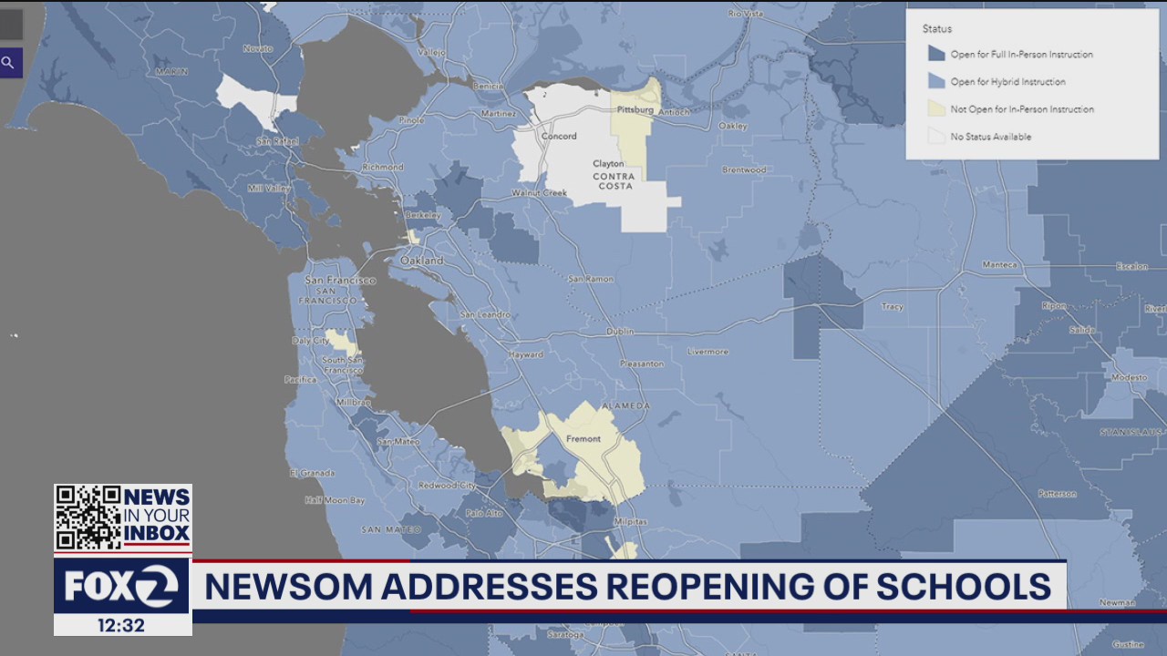 Gov. Newsom addresses reopening of California public schools