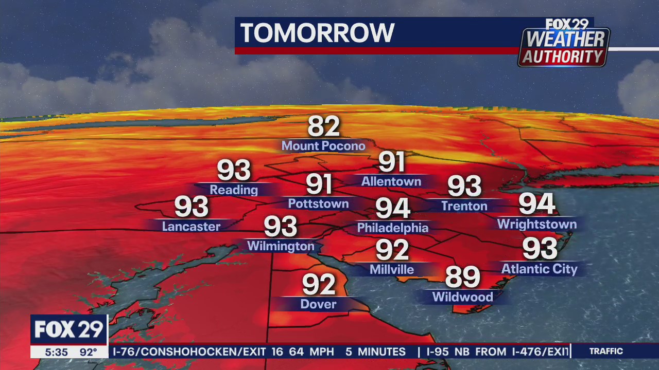 FOX 29' Weather Authority: 7-Day Forecast (Wednesday update)