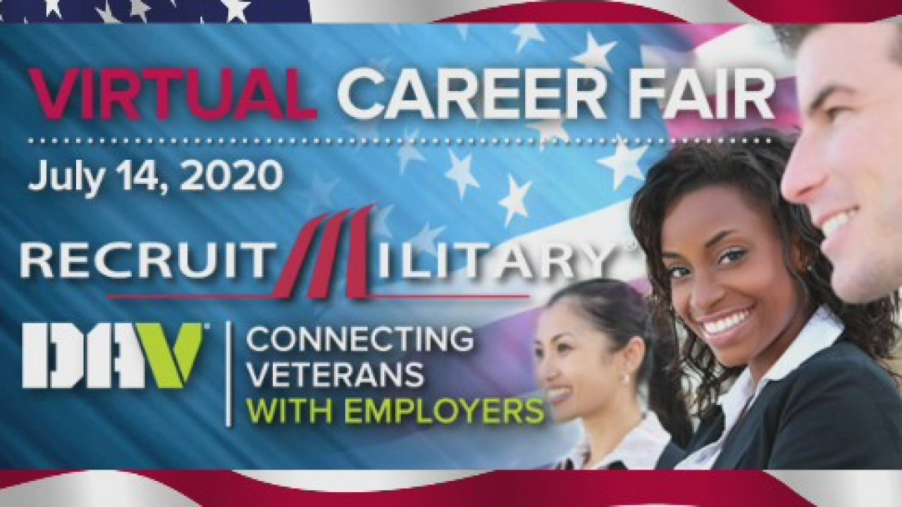 Virtual career fair for veterans
