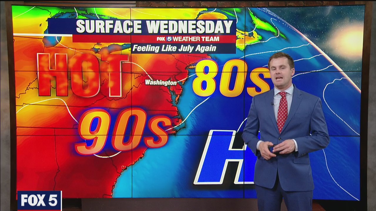 FOX 5 Weather forecast for Wednesday, May 26