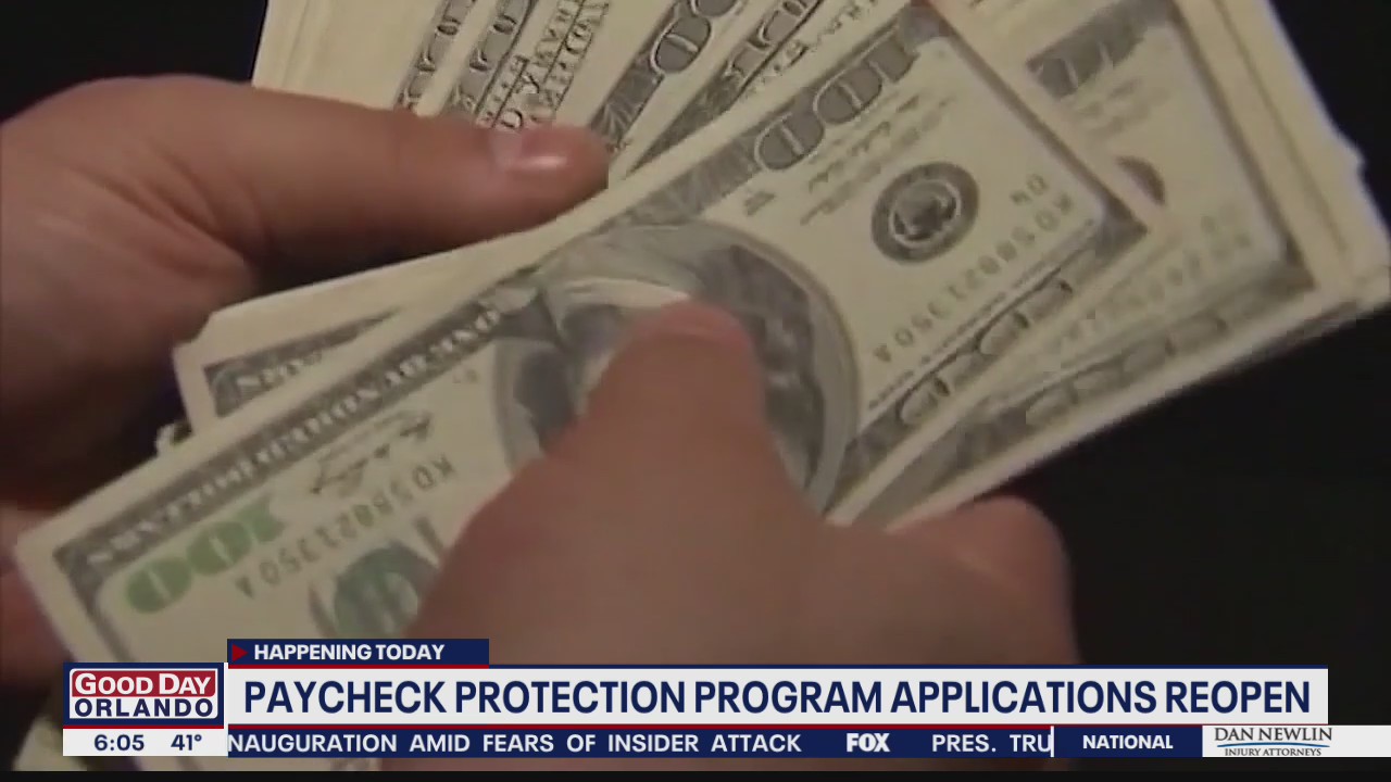 Paycheck Protection Program reopens Tuesday for second round of loans
