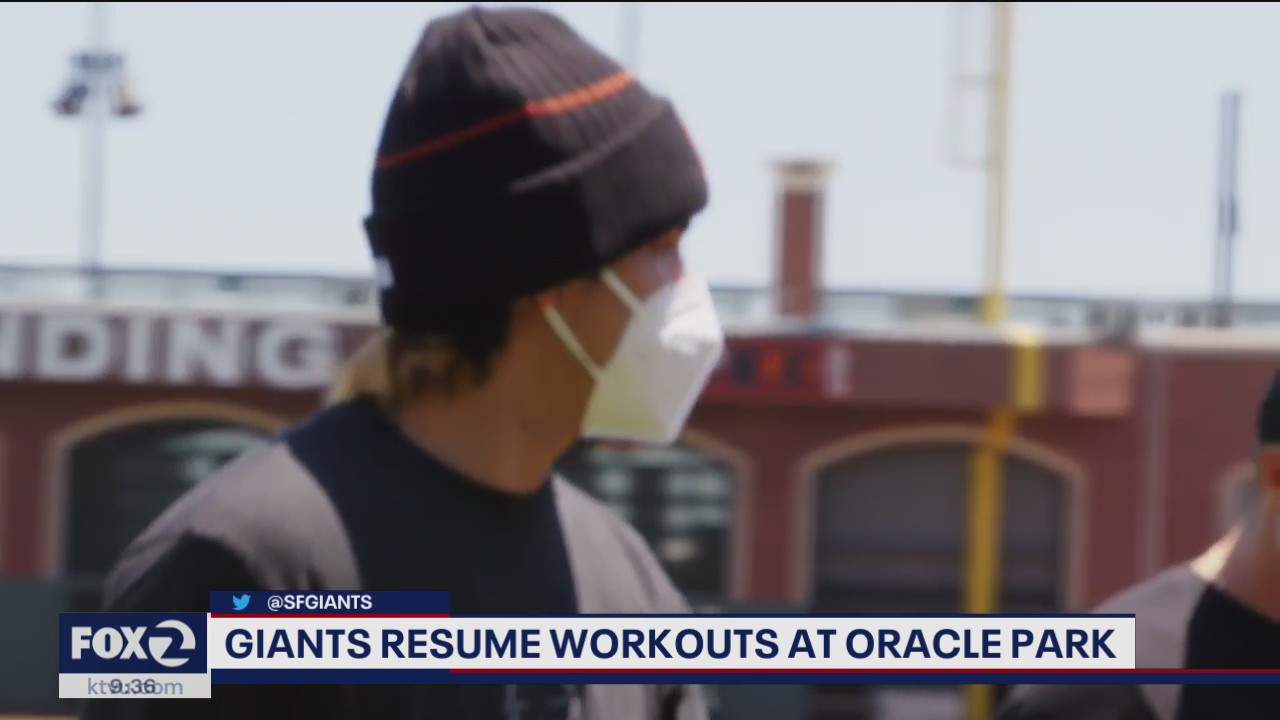 Giants resume practice following COVID-19 testing delays