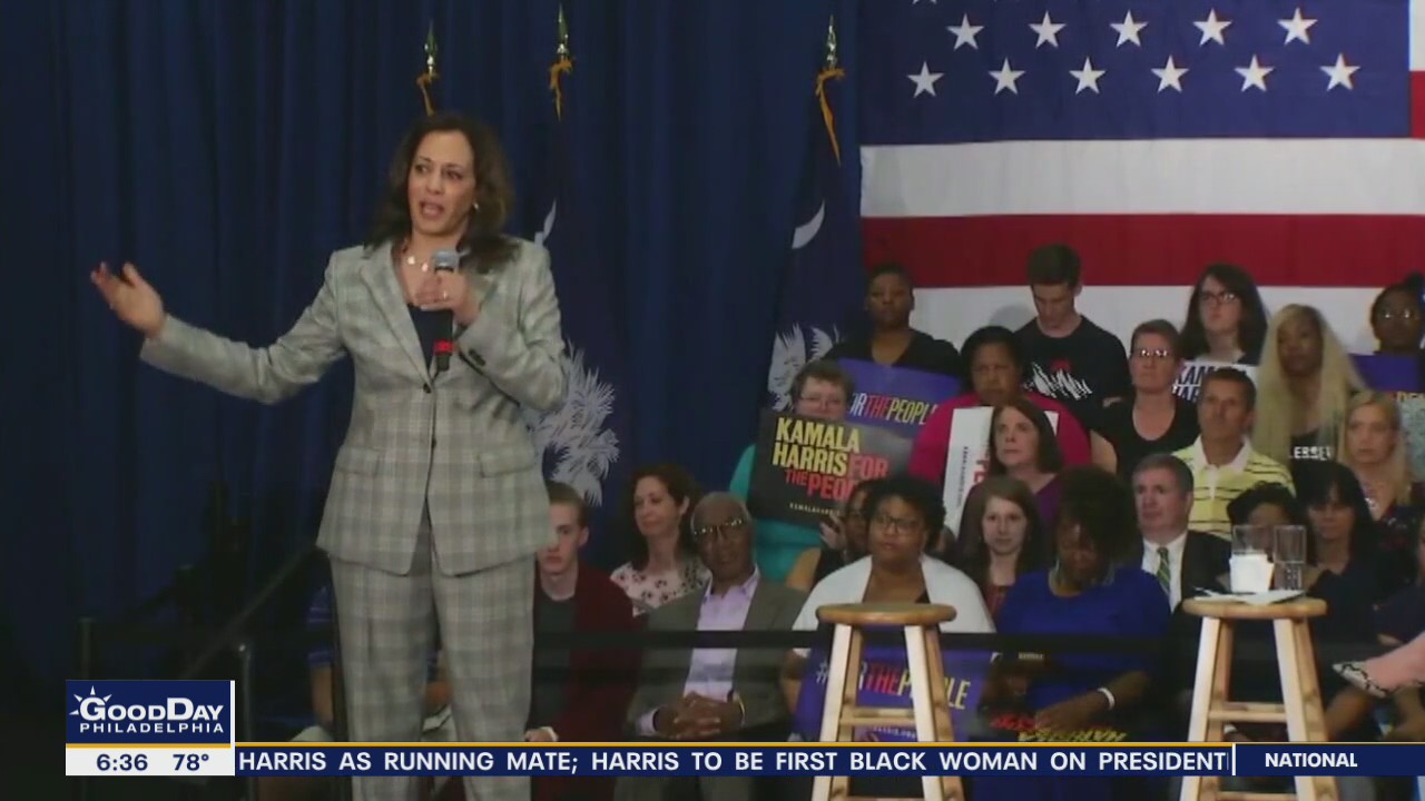 Kamala Harris to make first appearance as Joe Biden's running mate in Wilmington