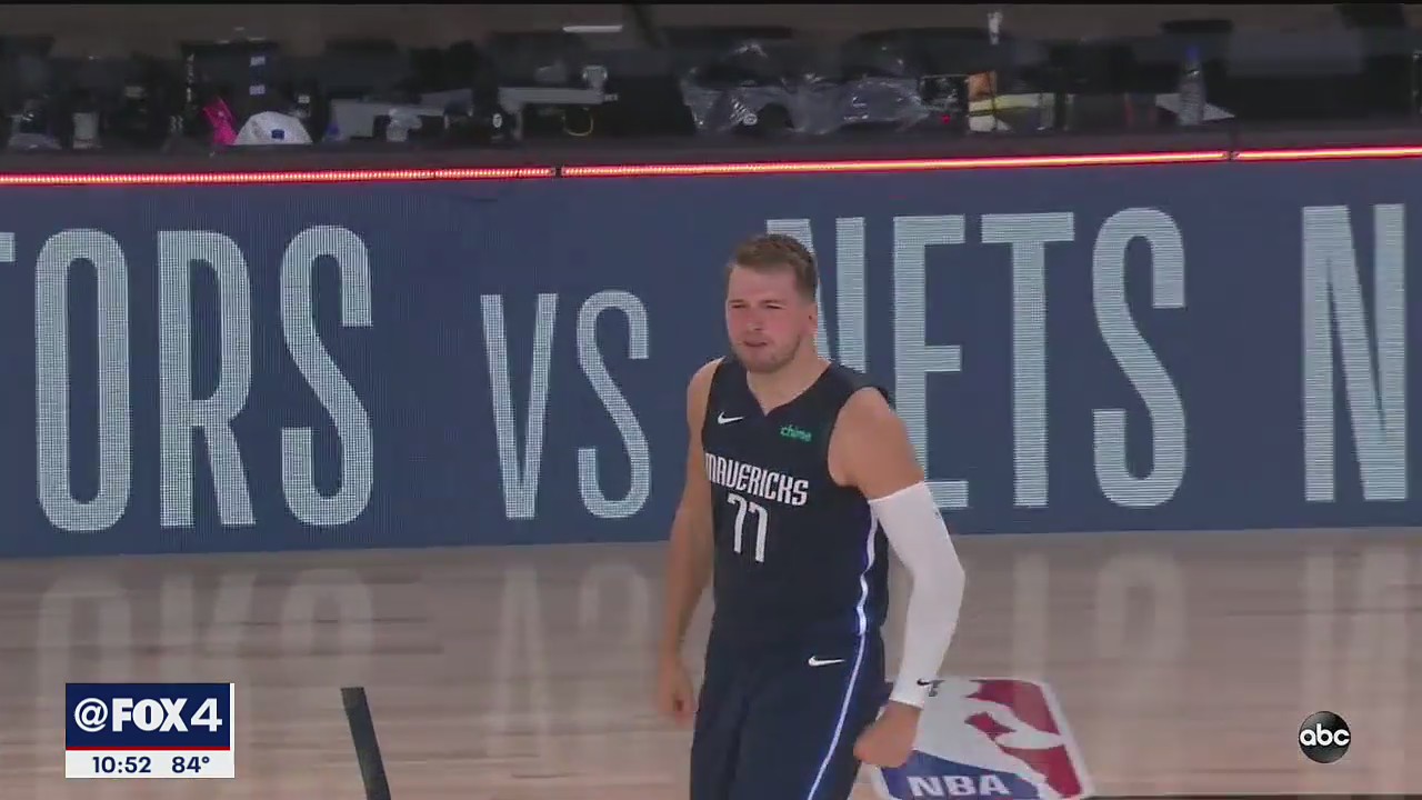 The Radio voice of the Dallas Mavericks Chuck Cooperstein talks about calling Luka's game-winning three against the Clippers