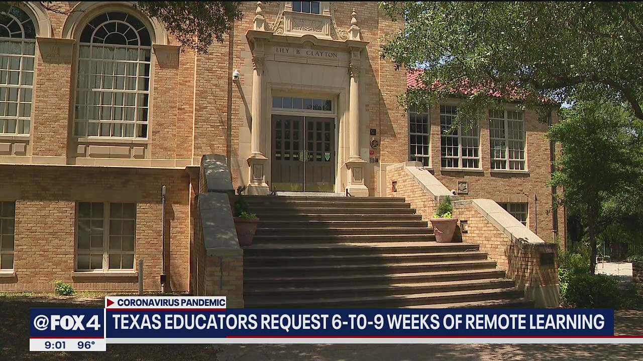 North Texas educators want Gov. Abbott to start school with 6-9 weeks of remote learning