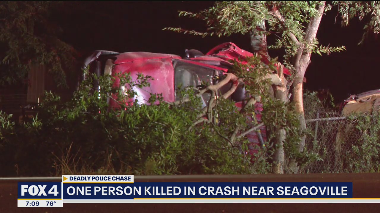 Seagoville police chase ends with deadly crash