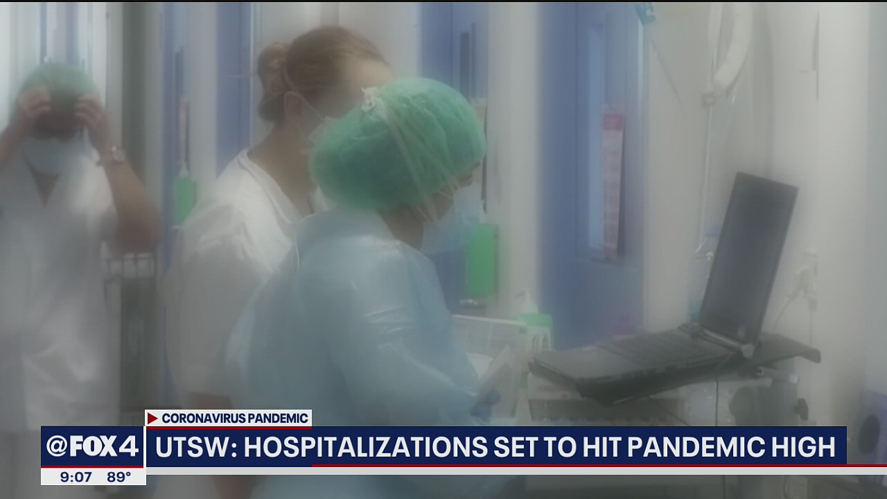 UTSW: Hospitalizations set to hit pandemic high