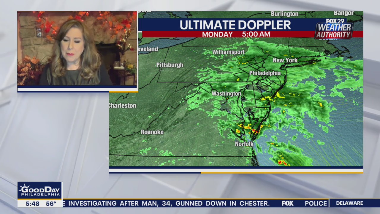 Weather Authority: Remnants of Delta bring rain to area Monday