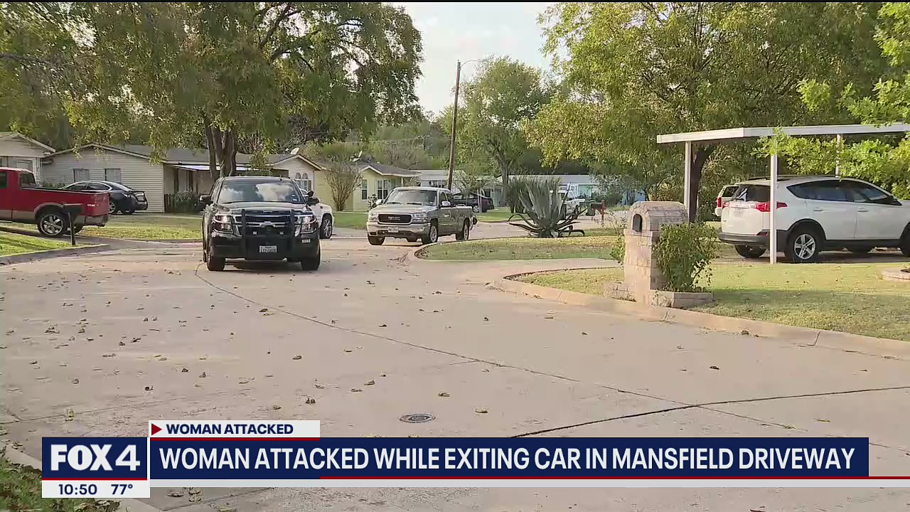 Mansfield PD looking for man accused of attacking woman in her driveway