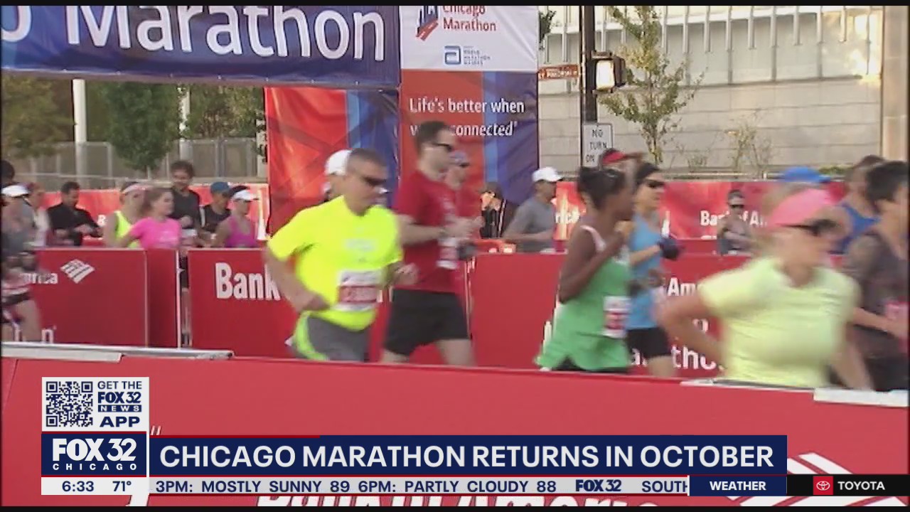 Chicago marathon to return in October