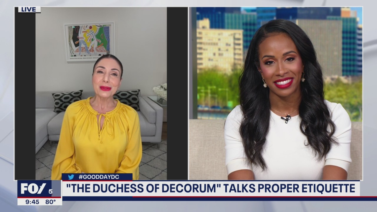 The Duchess of Decorum gives lesson in proper etiquette