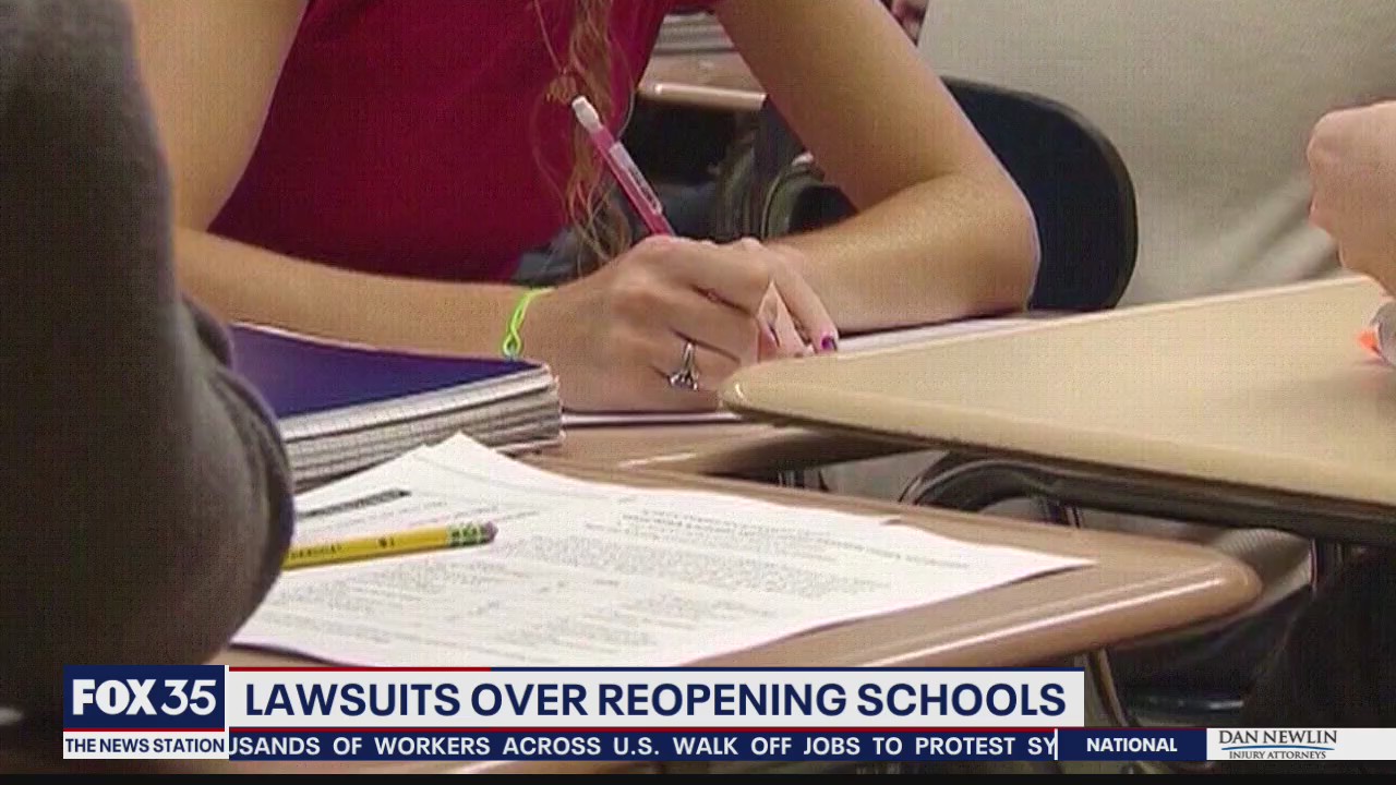Lawsuits over reopening schools