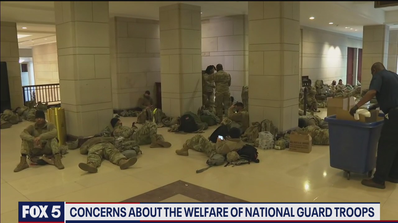Concerns about the welfare of National Guard troops