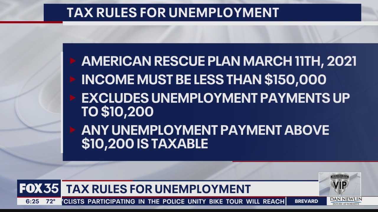 Tax rules for unemployment