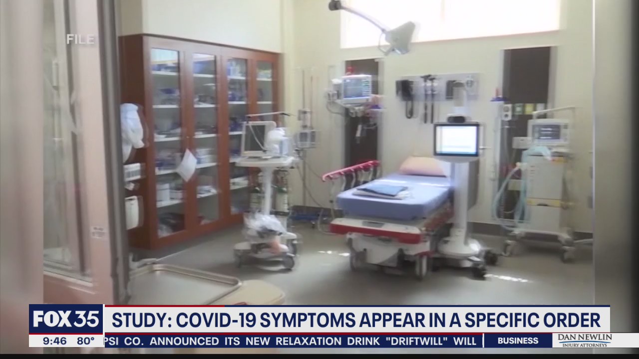 Study: COVID-19 symptoms appear in a specific order