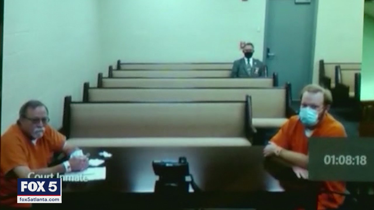 Father, son accused in killing of Ahmaud Arbery in court