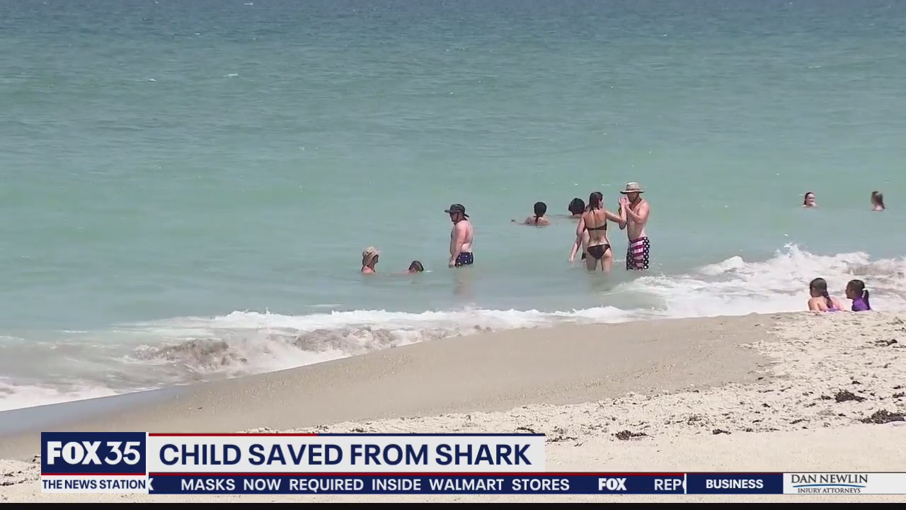 Off-duty police officer saves boy from shark in Cocoa Beach