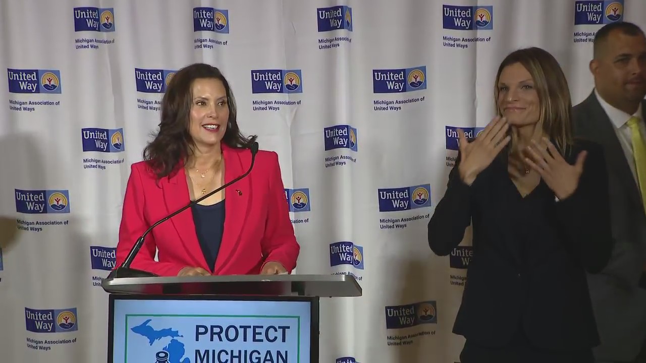 Gov. Whitmer explains how to register for the COVID-19 vaccine lottery