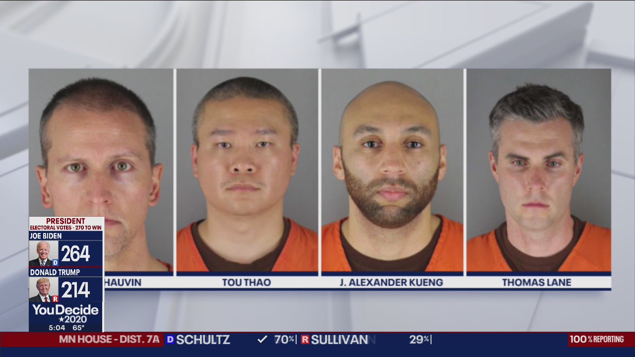 Judge orders 1 trial for 4 officers charged in George Floyd's death