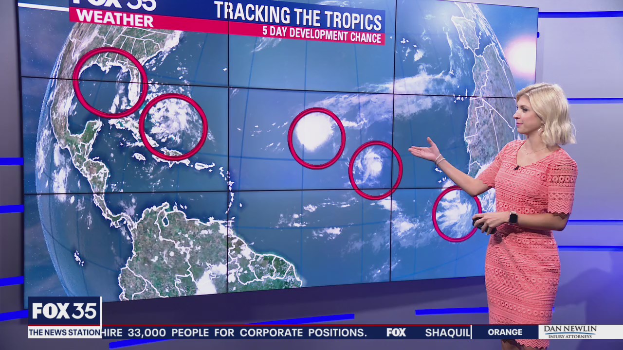 Thursday is peak of hurricane season with systems active in Atlantic