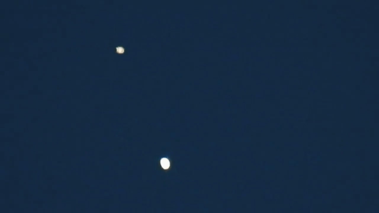 Great Conjunction in Ireland evening sky