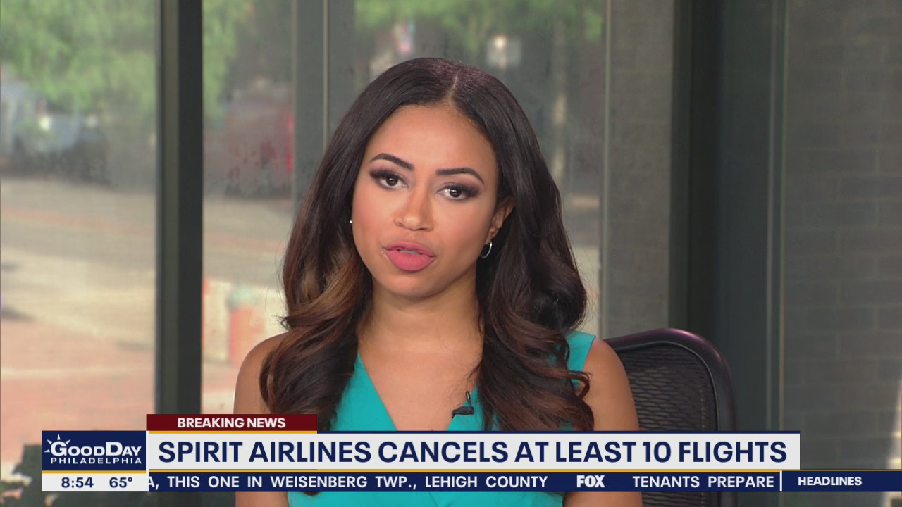 Spirit Airlines cancels at least 10 flights