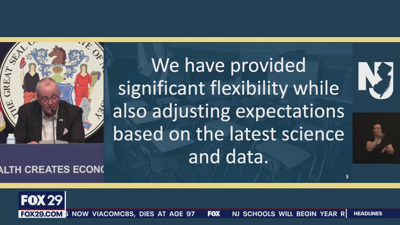 NJ schools will begin year remotely if health standards cannot be met, Murphy says