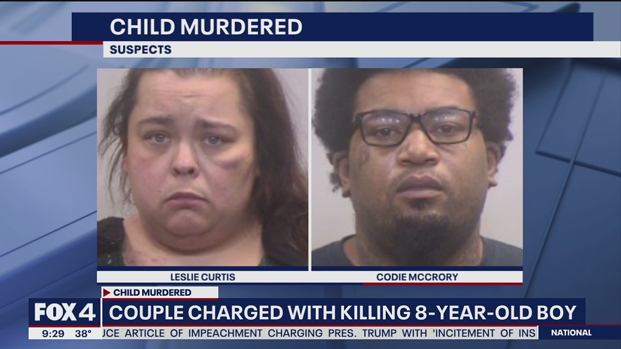 Irving couple charged with murdering 8-year-old boy, violently abusing him