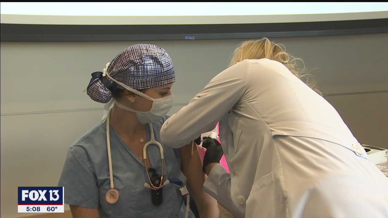 Moffitt medical teams welcome COVID-19 vaccine