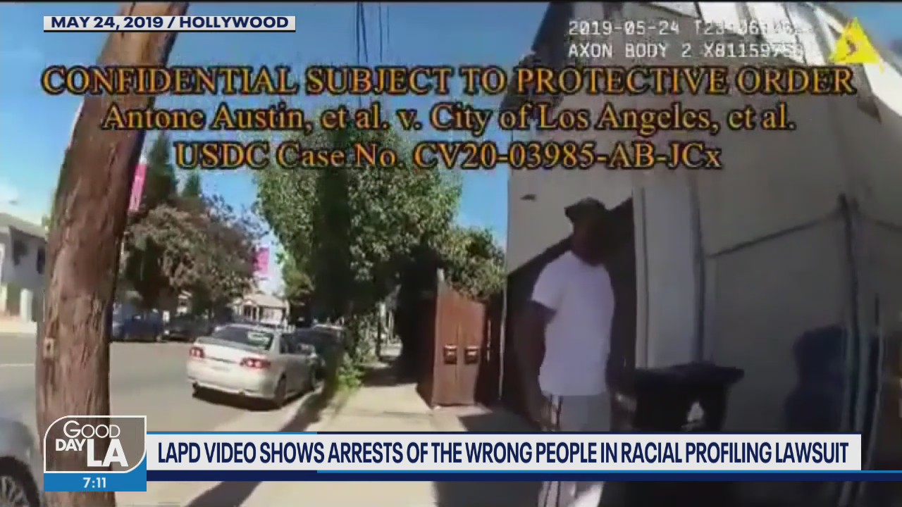 LAPD video shows arrests of the wrong people in racial profiling lawsuit