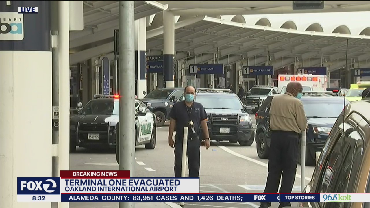 Oakland Airport terminal evacuated due to alleged suicidal man with knife