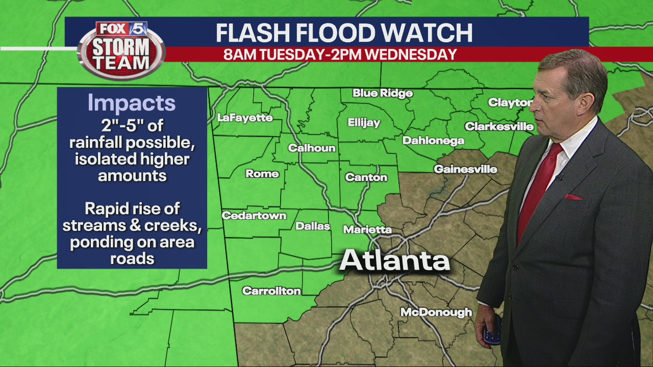 Monday evening weather outlook