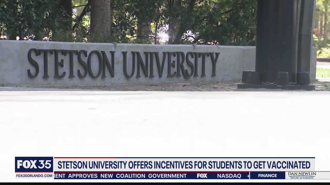 Stetson University offers incentives for students to get vaccinated